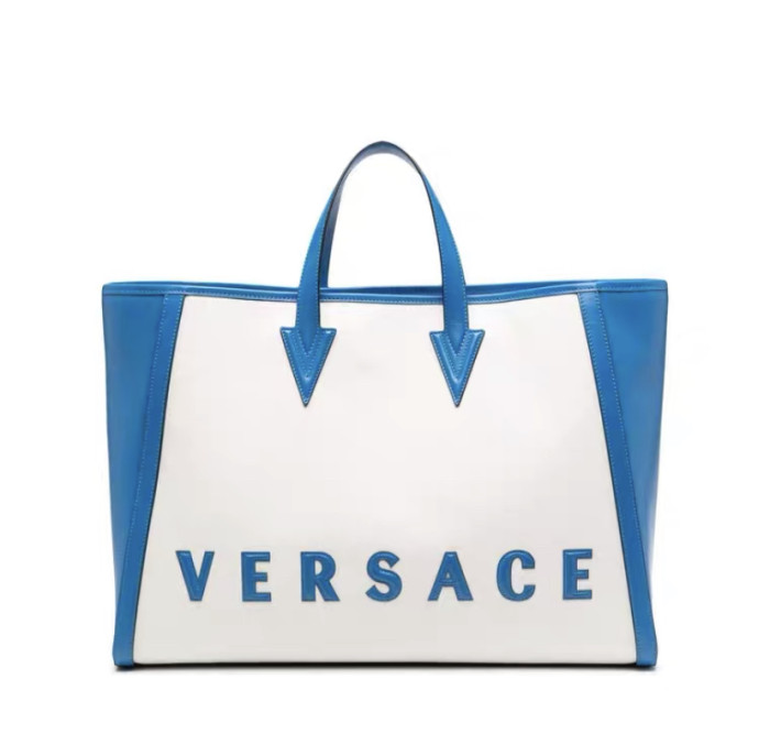 Versace Men's logo applique handbag FARFETCH hair odd