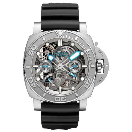 Submersible EcoPangaea™ Tourbillon GMT-50mm Microphone Version