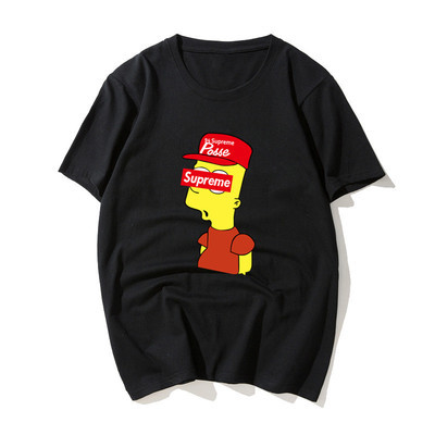 supreme T-shirt with short sleeves for men and women
