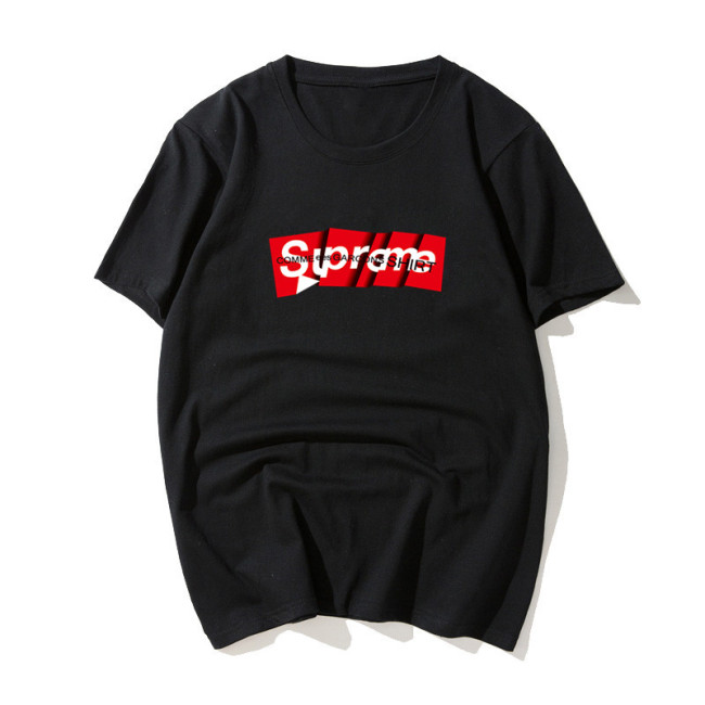 supreme T-shirt with short sleeves for men and women