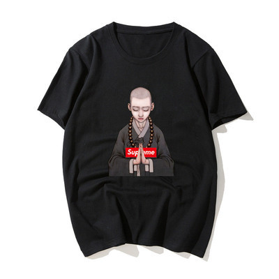 supreme T-shirt with short sleeves for men and women