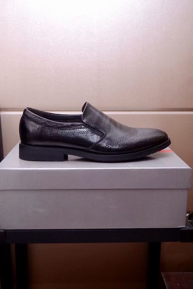 Prada men's casual leather shoes