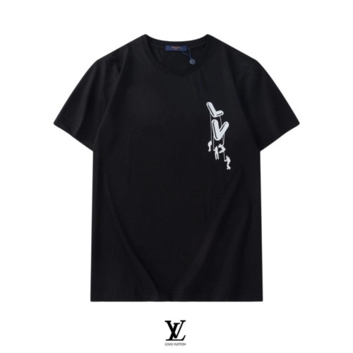 Louis Vuitton Men's and Women's Short Sleeve1-1