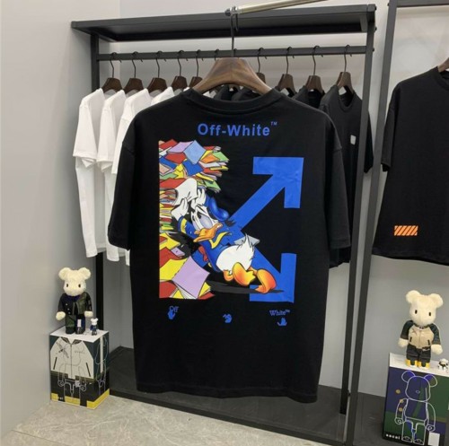 OFF WHITE Men's and women's short sleeves 1