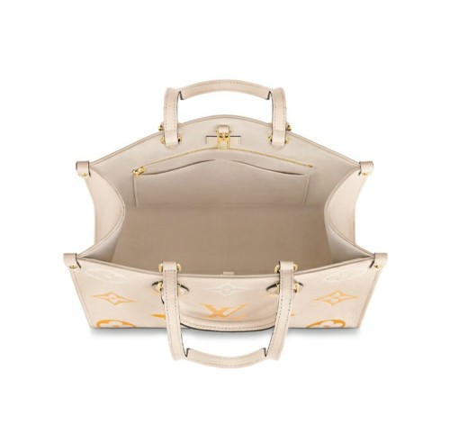 New Summer 2021] LOUIS VUITTON Summer Series OnTheGo Tote Bag Calfskin Handbag Shoulder Bag Gradient Presbyopia Embossed Commuter Women