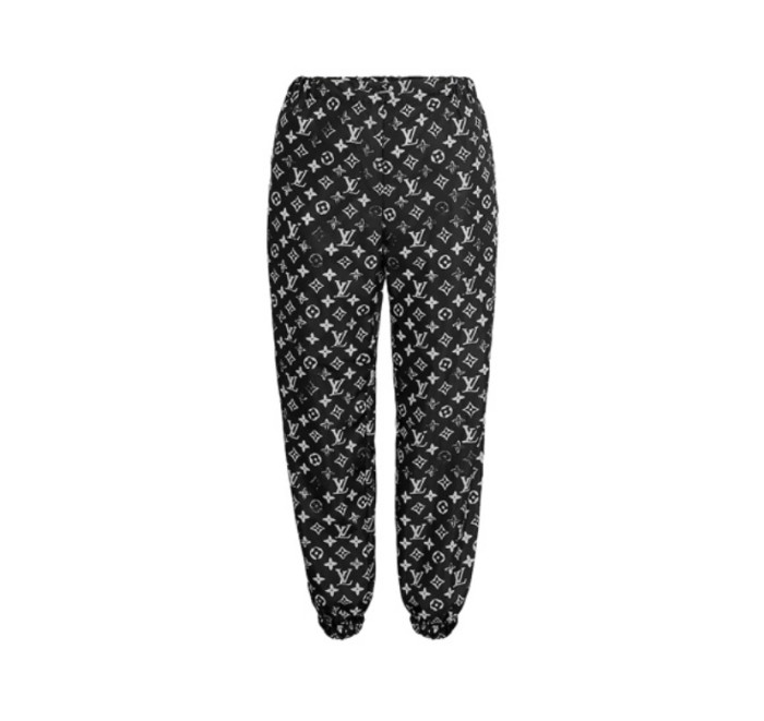 Louis Vuitton Hollow Printed Jogging Pants Women