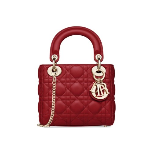 DIOR Diana bag mini cherry red
