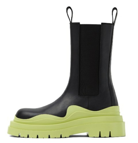 Bottega Ladies fabric platform boots