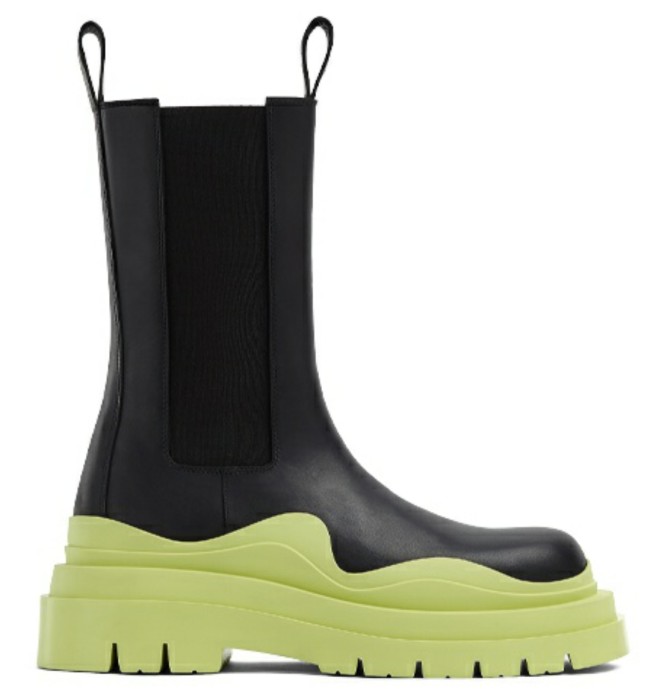 Bottega Ladies fabric platform boots