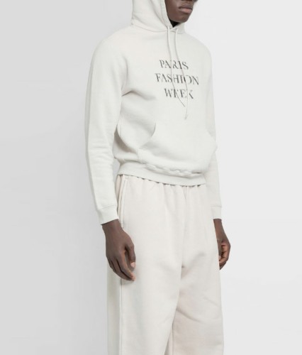 Balenciaga micro-label LOGO fuzzy slogan hooded sweatshirt