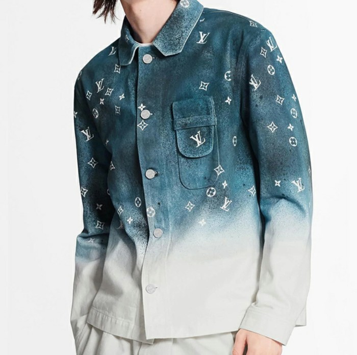 Louis Vuitton Star gradient denim shirt