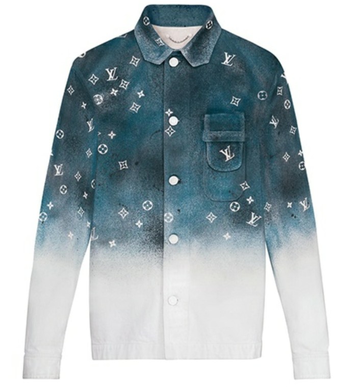 Louis Vuitton Star gradient denim shirt