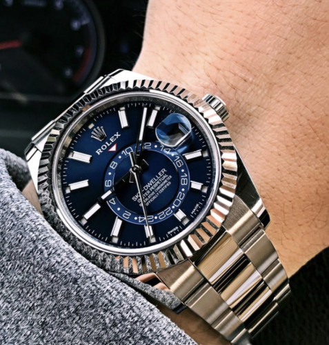 ROLEX Sky-Dweller  41mm Blue disk automatic mechanical men's watch