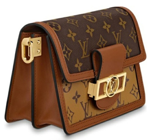 LOUIS VUITTON LV Mini Dauphine Daphine Gold Buckle Classic Presbyopia Canvas