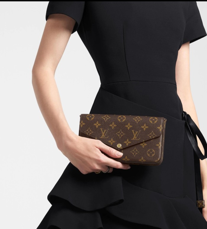Di Ali Gerba same style] LOUIS VUITTON Pochette three-in-one classic one-shoulder