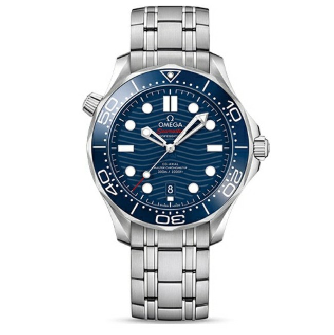 OMEGA Omega Seamaster 42mm stainless steel blue plate automatic mechanical watch male