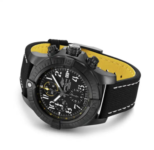 Breitling Avengers Night Mission Chronograph 45mm Automatic Mechanical Men's and Women's Swiss Watch New Black