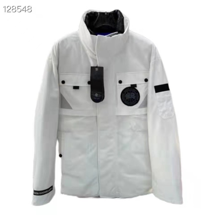 Canada Goose white short coat