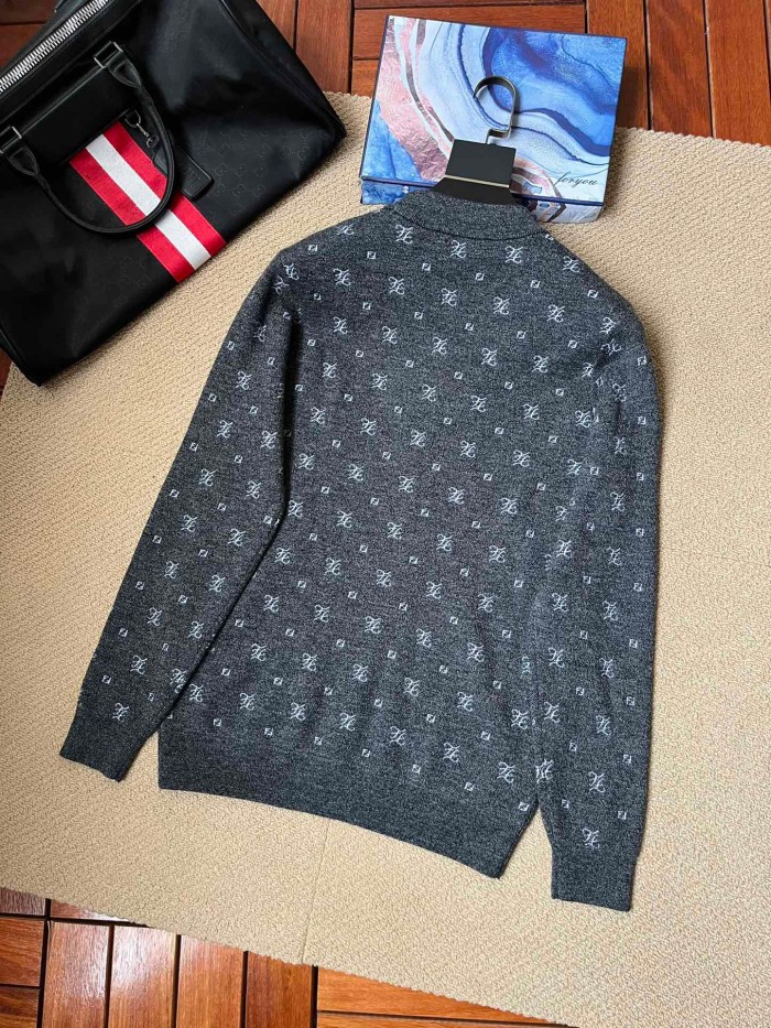 FENDI gray sweater