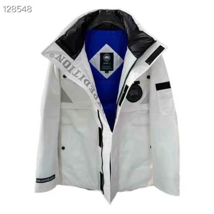 Canada Goose white short coat