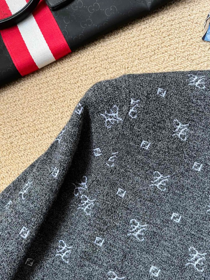 FENDI gray sweater