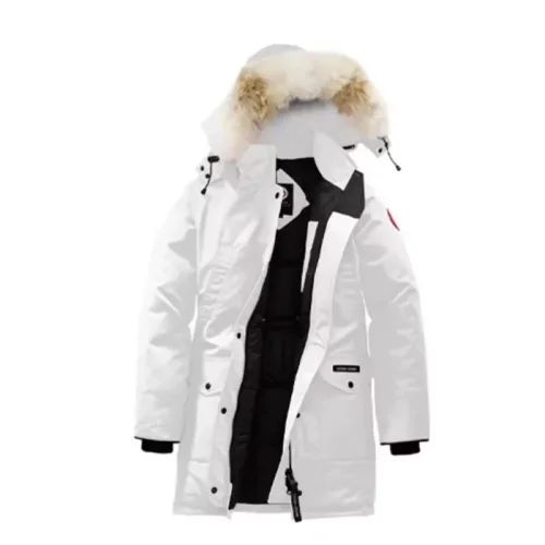 Trillium Parker Solid Hooded Down Jacket White