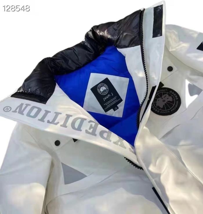 Canada Goose white short coat