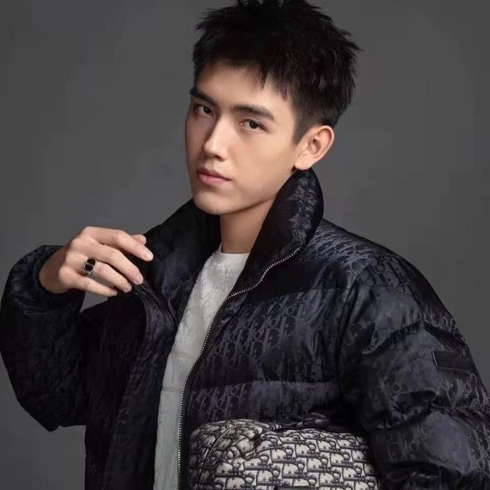 DiR Diao 2021 new full-print logo jacquard down jacket for men and women with the same couple jacket