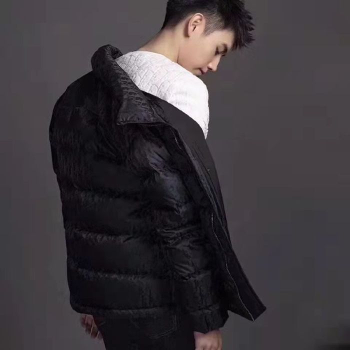 DiR Diao 2021 new full-print logo jacquard down jacket for men and women with the same couple jacket