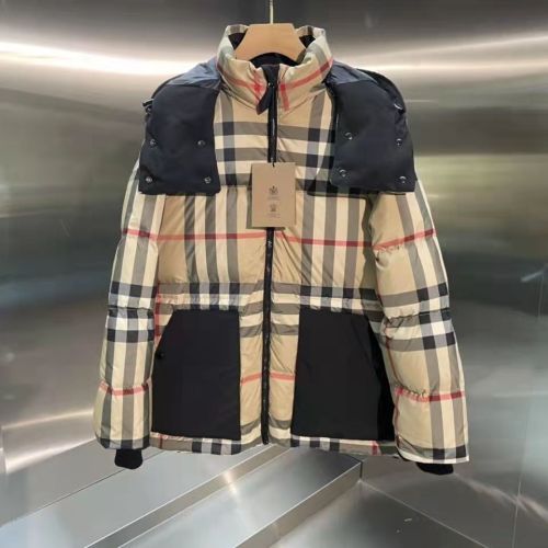 Burbe*ry 21 Autumn/Winter Vintage Check Recycled Polyester Down Jacket