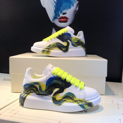 McQueen Painted Shoes