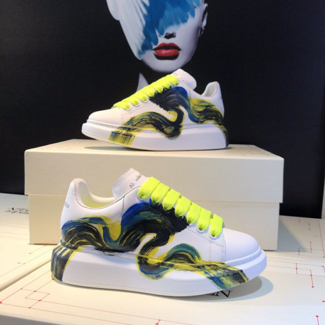 McQueen Painted Shoes