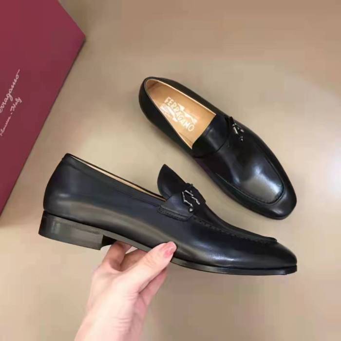 Ferragamo leather shoes