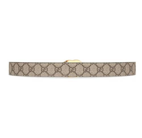 Gucci Double G Buckle Reversible Belt Black 3cm Wide