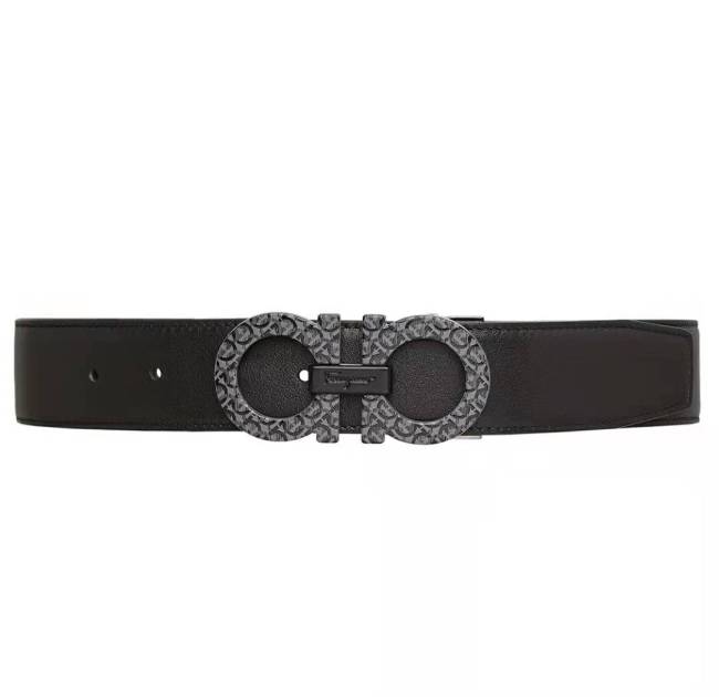 Ferragamo double-sided adjustable GANCINI belt