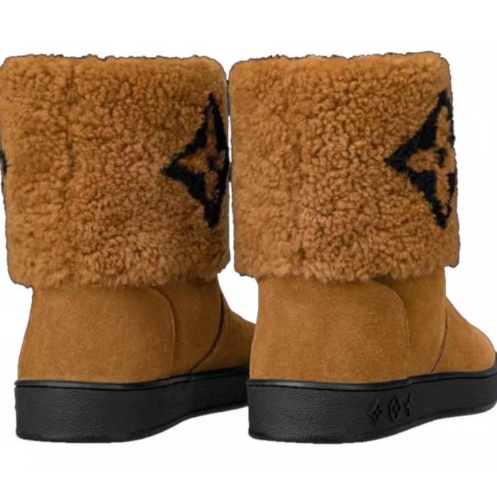 Louis Vuitton Louis Vuitton Snowdrop Flat Ankle Boots