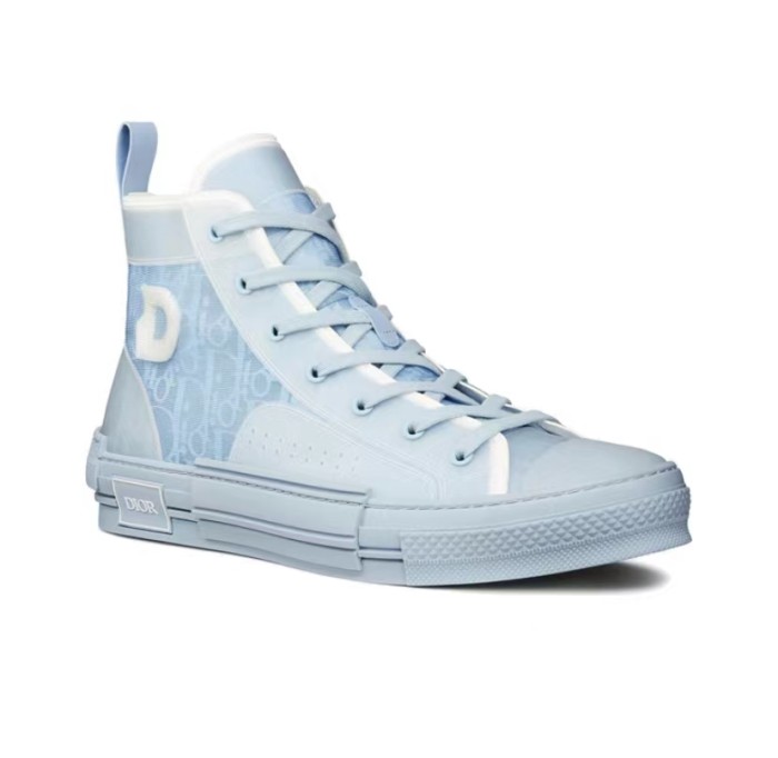 Dior high-top sneakers light blue