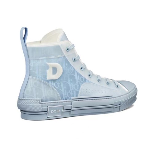Dior high-top sneakers light blue