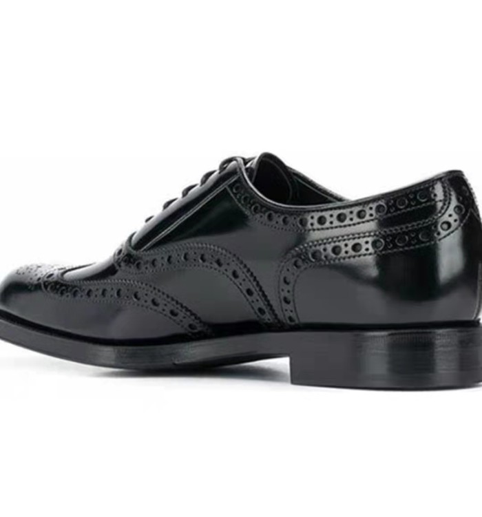 Prada Lace-Up Business Shoes Black