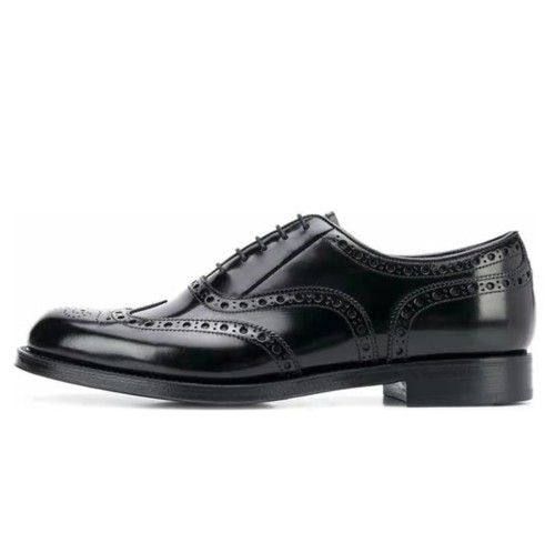 Prada Lace-Up Business Shoes Black