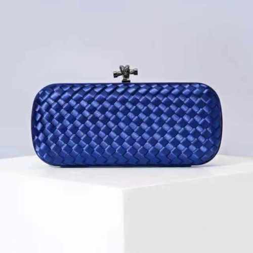 Bottega Veneta Women's Green Knot Box Clutch Bag-Lyst