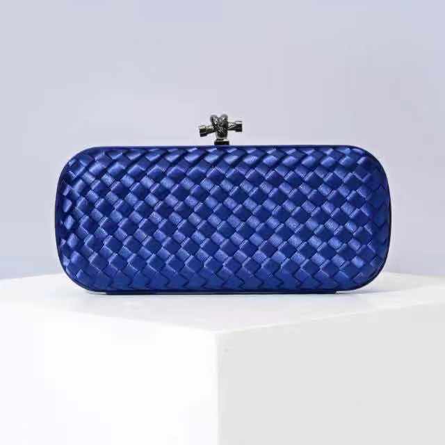 Bottega Veneta Women's Green Knot Box Clutch Bag-Lyst