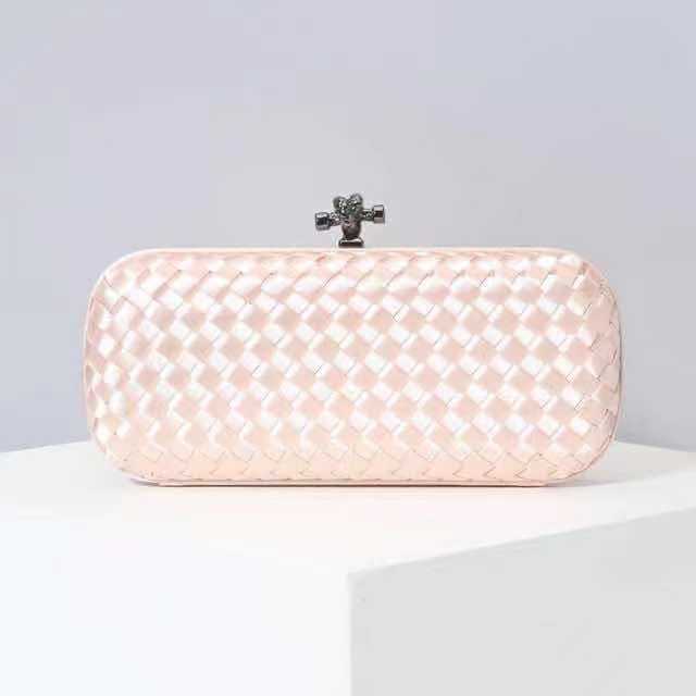 Bottega Veneta Women's Green Knot Box Clutch Bag-Lyst