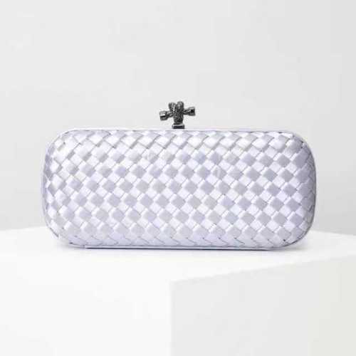 Bottega Veneta Women's Green Knot Box Clutch Bag-Lyst