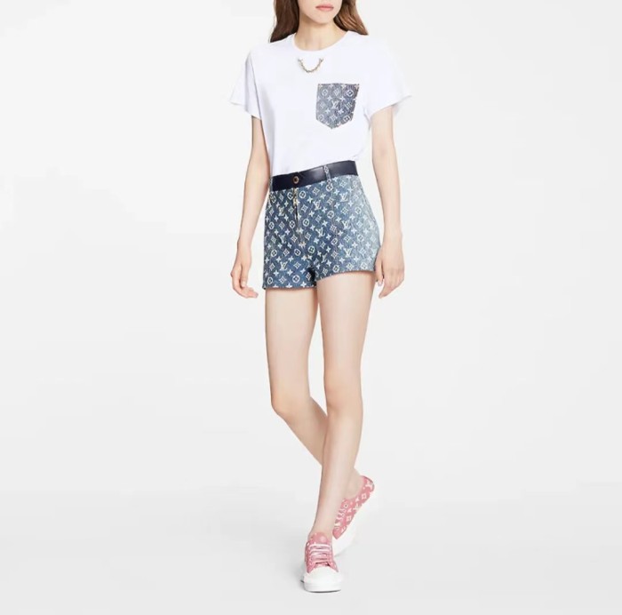 LOUIS VUITTON SS22 Monogram Pocket Short Sleeve T-Shirt