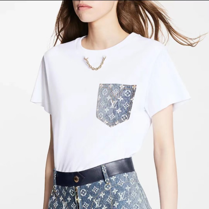 LOUIS VUITTON SS22 Monogram Pocket Short Sleeve T-Shirt