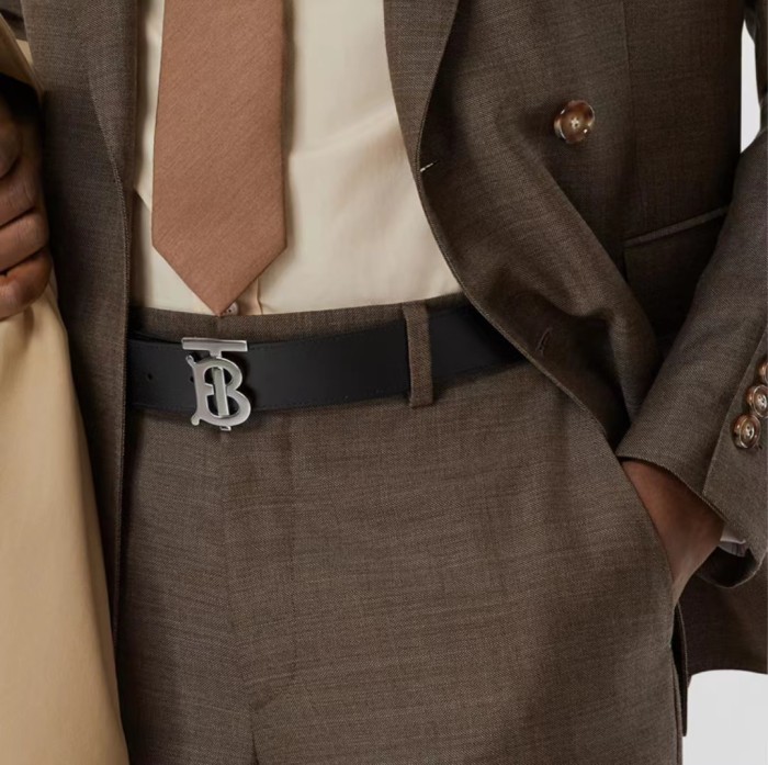 Burberry Burberry Reversible Logo Pattern Vintage Waistband