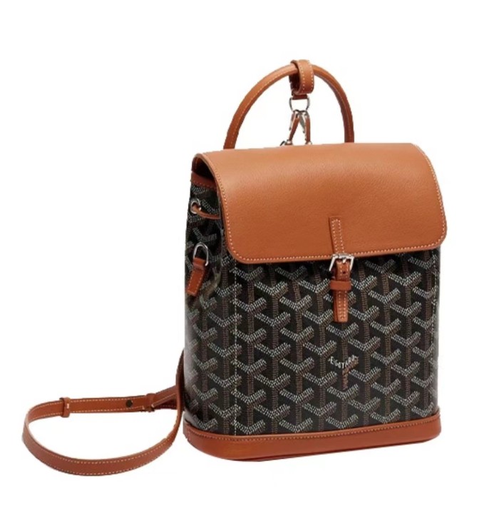 GOYARD Goya Alpin Mini Backpack Backpack Shoulder Bag Shoulder Straps Removable Adjustable Women's Navy Blue