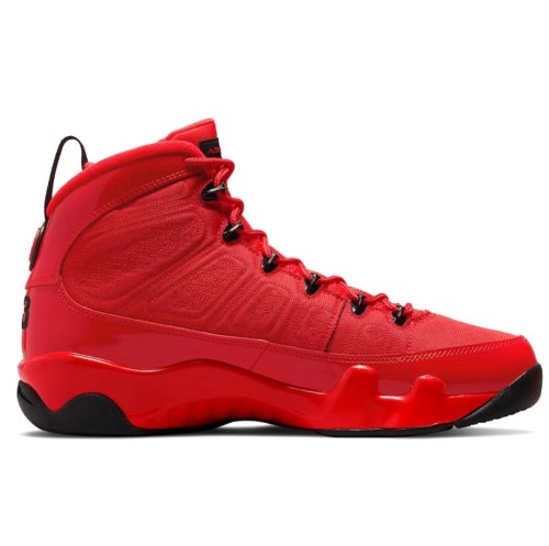 Air Jordan9  Chile Red  high-top retro basketball shoes red