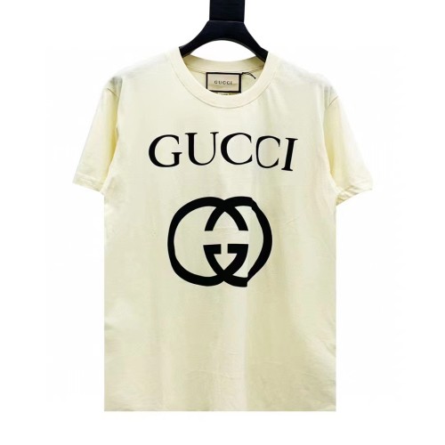 Gucci Oversized LOGO printing men's white